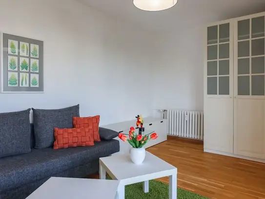 Perfect business apartment with a south-west balcony and a view of the television tower at Alexanderplatz, Berlin - Ams…