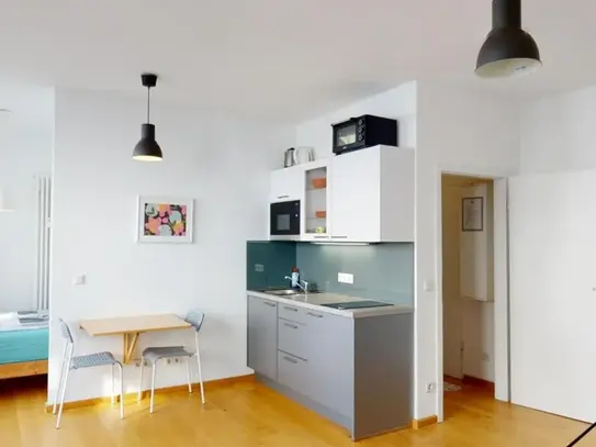 Cute studio close to U Hansaplatz metro station