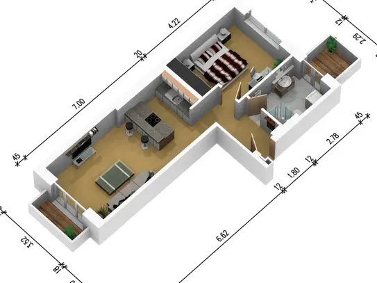 Wohnung zur Miete, for rent at Hamburg Uhlenhorst