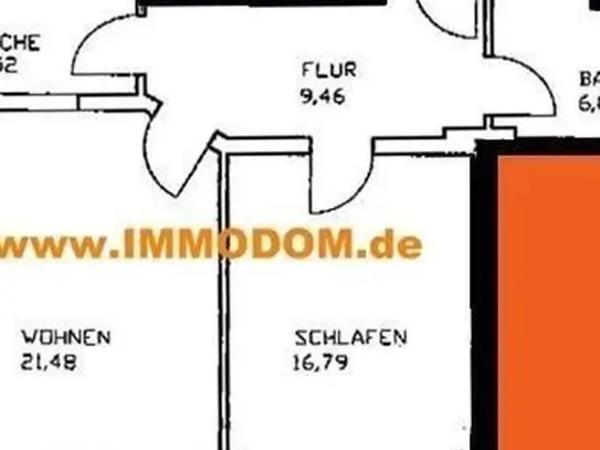 Schöne 2-Zimmer-Wohnung mit PKW-Stellplatz in beliebter Wohnlage zu vermieten!