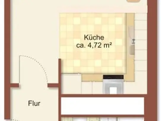 2-Raum-Wohnung in Chemnitz Helbersdorf