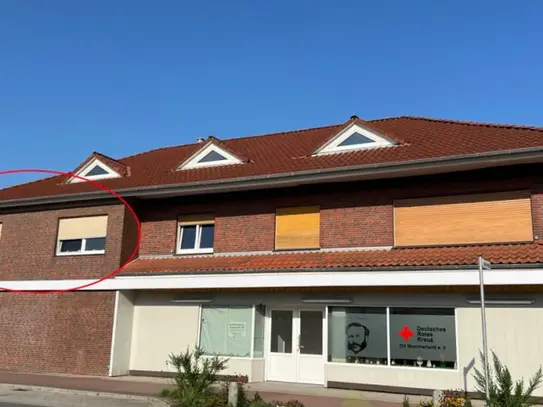 Gemütliche Oberwohnung mit Dachterrasse in zentraler Lage von Neermoor!