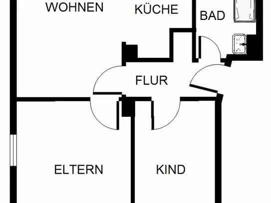 2-Zimmer-Wohnung in Gelsenkirchen Hassel