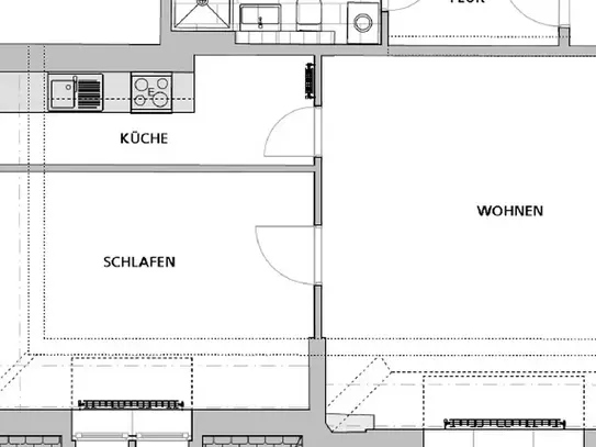 Ideal für Pärchen - Wohn(t)raum in der Neustadt mit perfekter Anbindung