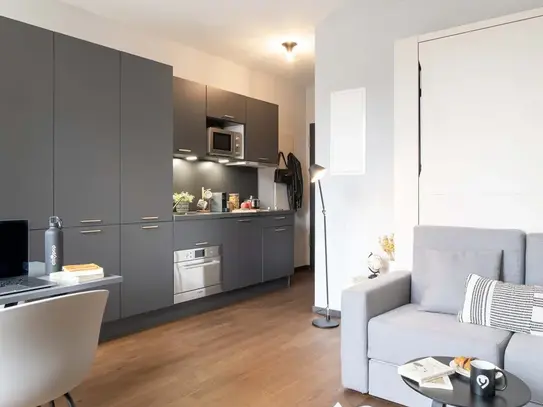 Compact serviced apartment