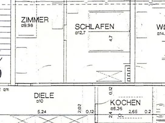 3-Raumwohnung in Pößneck, Straße des Friedens