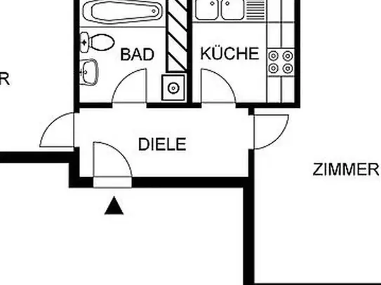 nur für Senioren mit WBS 160/180/220 - Grumbkowstraße 7B EG links