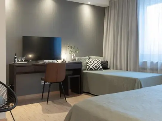 Serviced Apartment in Frankfurt South - Studio Quality 24qm