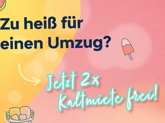 Spätsommeraktion - 3-Raum Wohnung sucht neue Mieter! JETZT 2x Kaltmiete FREI!