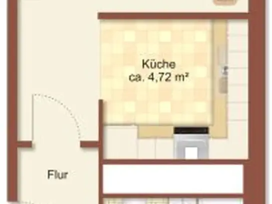 2-Raum-Wohnung in Chemnitz Helbersdorf