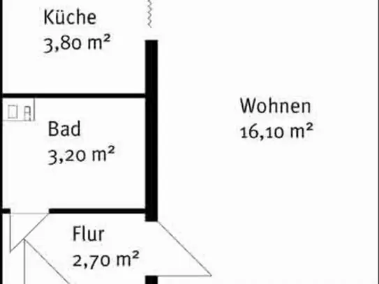 Leipzig: 1 Raumwohnung zum Wohlfühlen - Dusche oder Wanne - aktuell beides wieder dabei :)