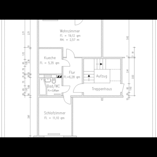 Ruhige 2-Raumwohnung mit guter Verkehrsanbindung