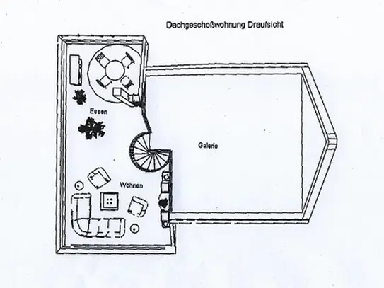 2 1/2-Raum-Maisonette mit Dachterrasse für gehobene Ansprüche !!