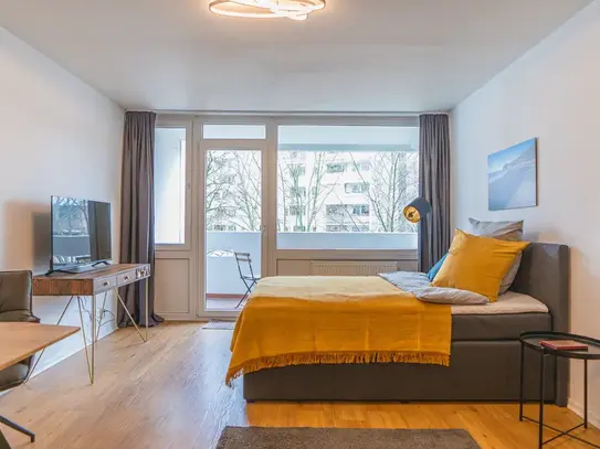 Cozy one-room apartment in Frankfurts most vibrant quarter