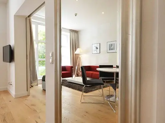 Exquisite, fully furnished 1-bedroom designer apartment for your temporary stay at Frankfurt Green Belt, Frankfurt - Am…