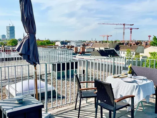 Your rooftop terrace with all you need in Friedrichshain.
