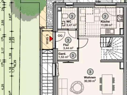 Maisonettewohnung im Charakter eines Einfamilienhauses im Energiesparhaus Trier-Kernscheid: Scherf Immobilien Trier