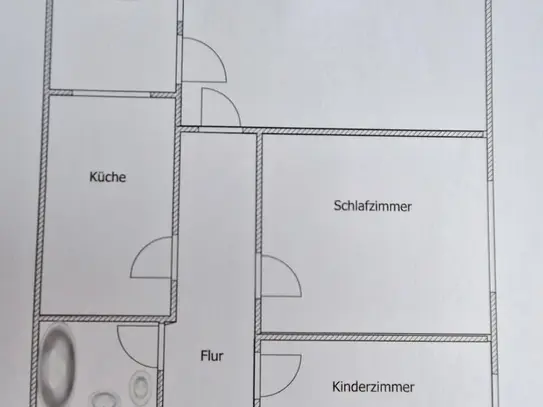 Ruhige, moderne 3-Zimmer-Wohnung mitten im Grünen