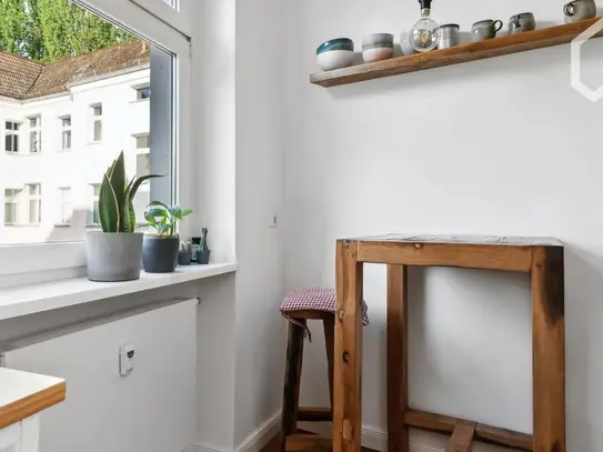 Urban Chic: Stylish 1-Room Apartment with a balcony in Friedrichshain