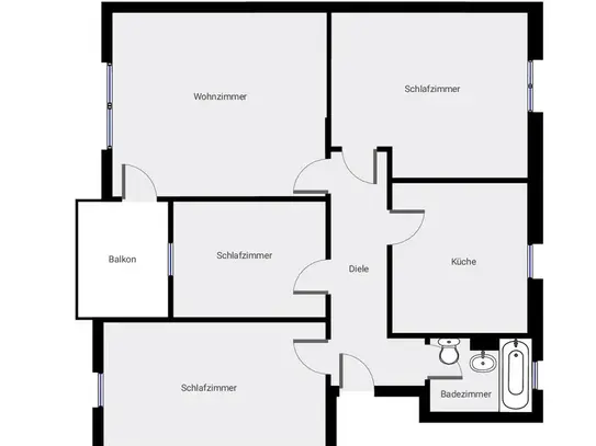 Wir renovieren - Sie ziehen ein *4-Zimmer-Wohnung wartet auf Sie