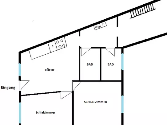 Reihenmittelhaus zur Miete, for rent at Oberhausen-Rheinhausen