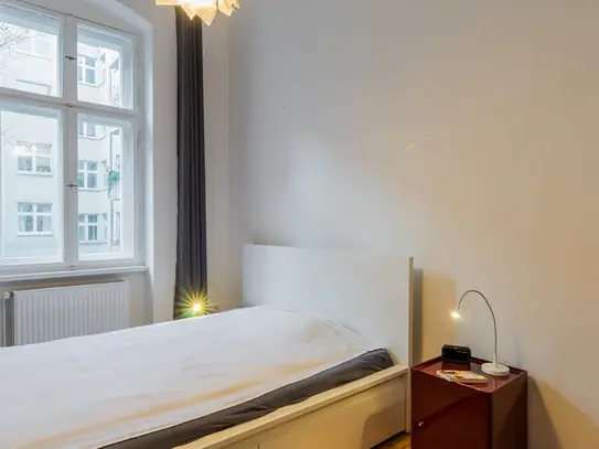 Bright and modern, recently refurbished quiet "Altbau" apartment in Berlin Mitte-Moabit / Westphalian Quarter