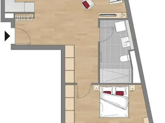 *Mietbeginn 01.01.2025* Penthouse-Wohnung auf 61m² direkt neben der Frauchenkirche im Quartier-Hoym!