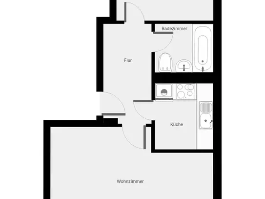 Mit 150€* Einzugsgutschein in Ihre neue 2-Zimmer-Wohnung in ruhiger Lage!