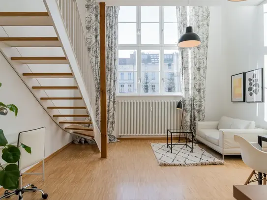 Beautiful studio loft over 2 floors in the center of Kreuzberg, walking distance to Potsdamer Platz