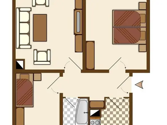 weiãenfels - moderne 3-raum-wohnung sucht neue familie