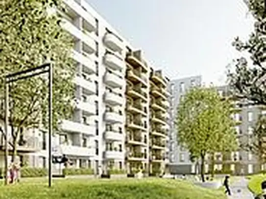 Moderne 2 Zimmer Neubauwohnung mit Balkon