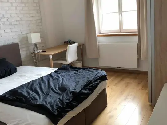 Neat single bedroom with TV in downtown