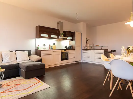 New building: 3-room luxury flat in stylish design Volkspark Friedrichshain underfloor heating / lift / terrace/balcony