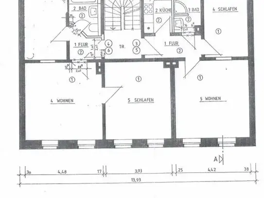 Schöne 2 Raum Wohnung mit Tageslichtbad und Wanne