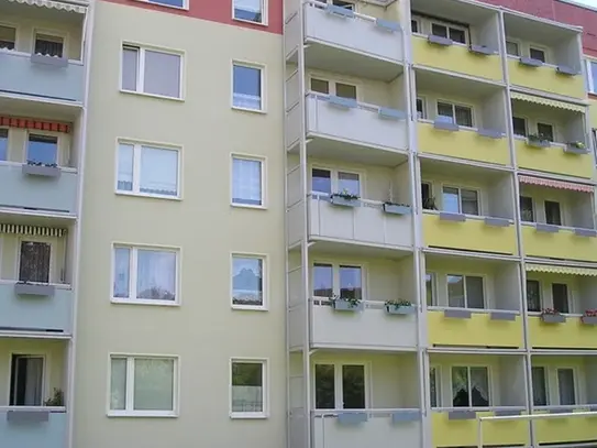 2-Raum-Wohnung im Hochparterre mit Balkon