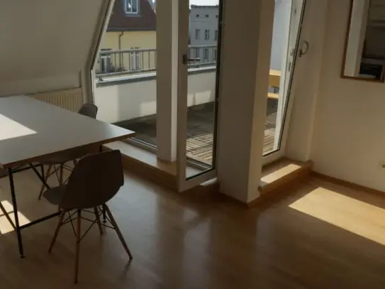 Loft with roof terrace and view of the Spree in Kreuzberg