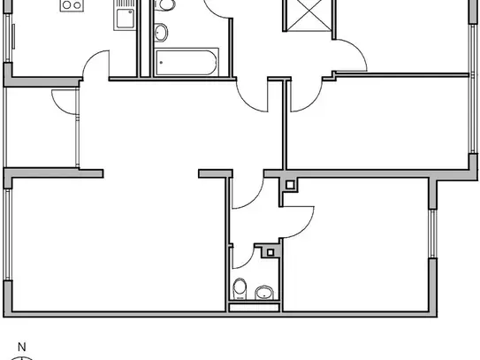 Demnächst frei! 4-Zimmer-Wohnung in Ratingen West