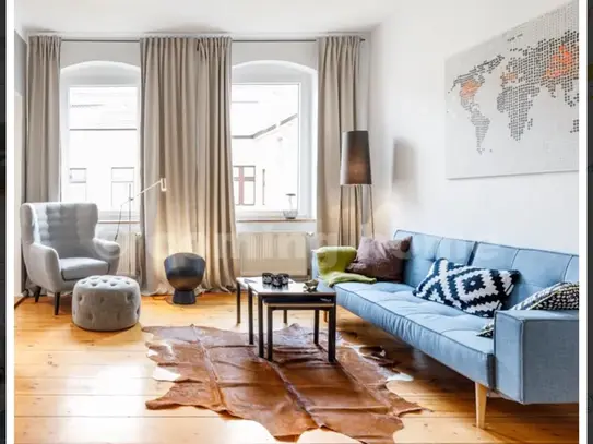 Charming & modern apartment in a quiet rear building in the heart of Kreuzberg, Berlin