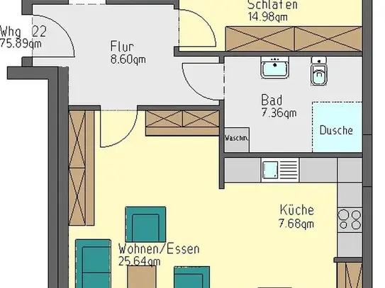 Barrierefreie 3-Zimmer-Wohnung in zentraler Lage von Werl