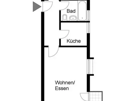 2 Zimmer-Wohnung