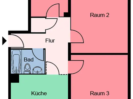 3-Zimmer-Wohnung in Dortmund Scharnhorst