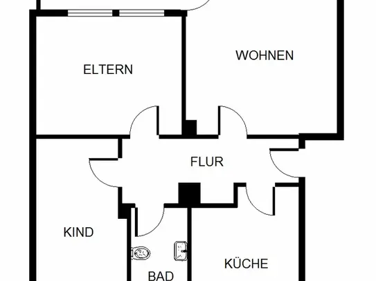 2-Zimmer-Wohnung in Gelsenkirchen Hassel