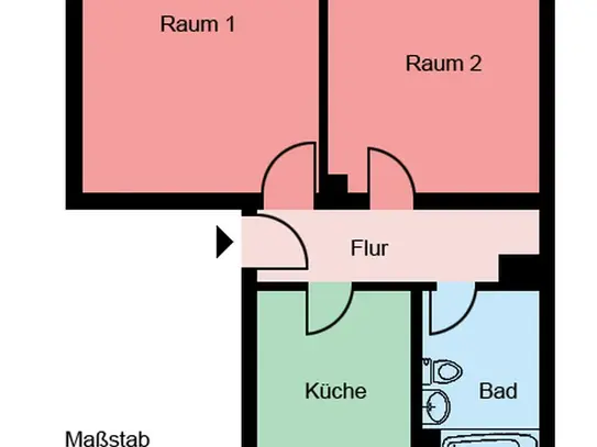 Stilvolle 2-Zimmer-Wohnung in super Lage von Hemer