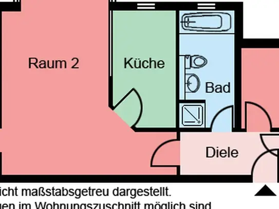 Demnächst frei! 3-Zimmer-Wohnung in Herne Röhlinghausen