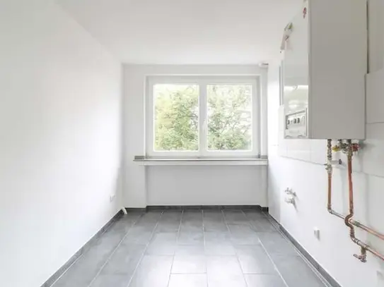 Erstbezug nach Renovierung: 3-Zi-Wohnung auf 117m² inkl. Tageslichtbad und Balkon