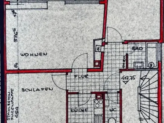 fully furnished apartment or eine voll möblierte Wohnung