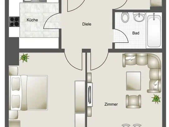 2-Zimmer Wohnung in Werne