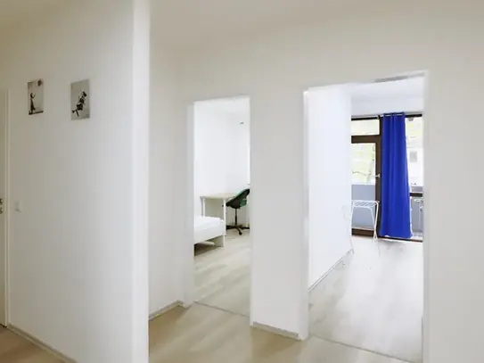 Appealing single bedroom with a balcony, near the D-Elbruchstraße metro