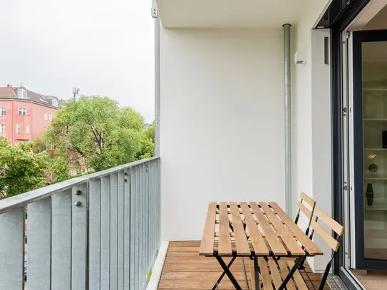 Sunny modern 2-room apartment (first move-in) with balcony, Berlin - Amsterdam Apartments for Rent