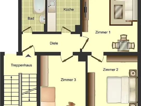 3-Zimmer-Wohnung in Lünen Wethmar